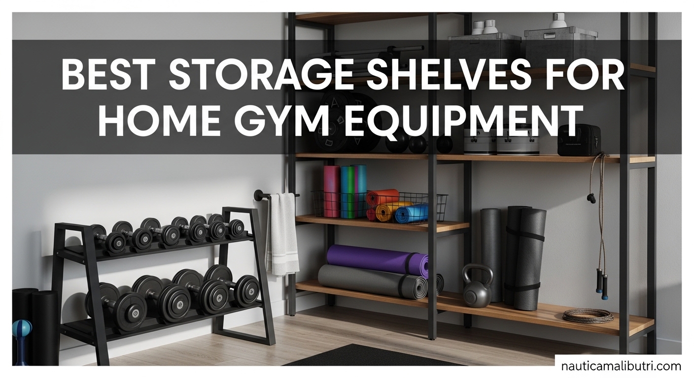Best Storage Shelves for Home Gym Equipment