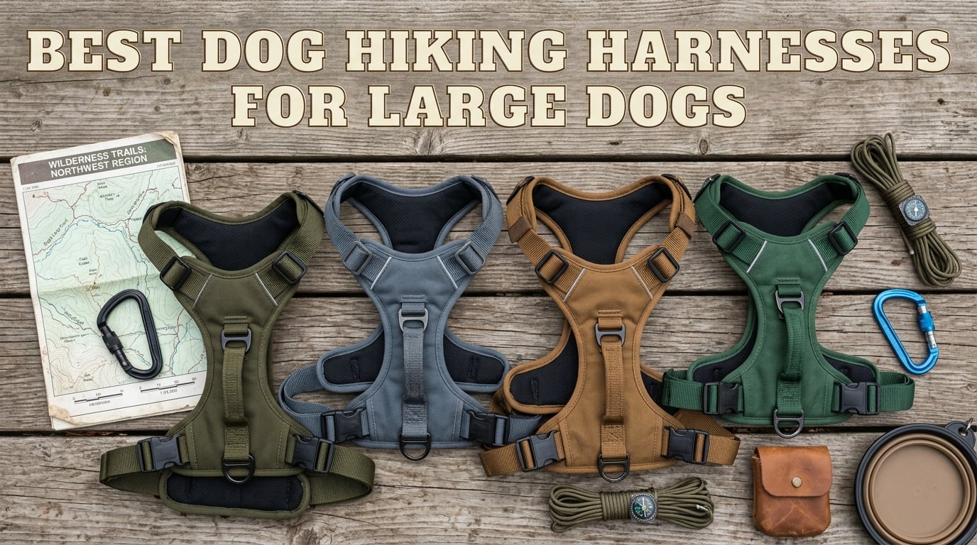 Best dog hiking harnesses for large dogs
