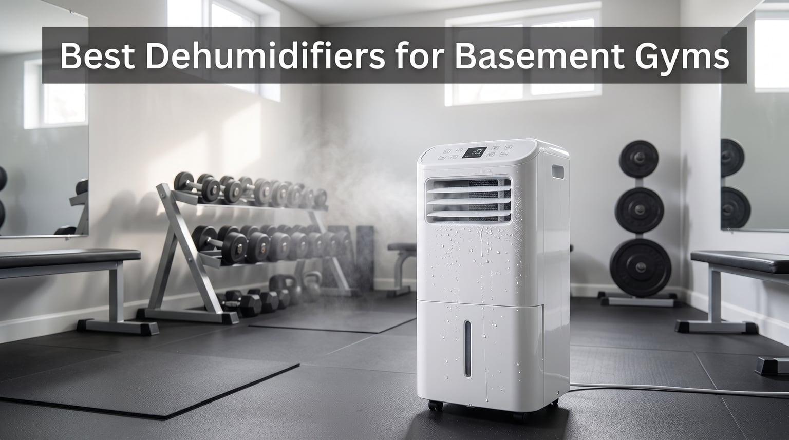 Best dehumidifiers for basement gyms