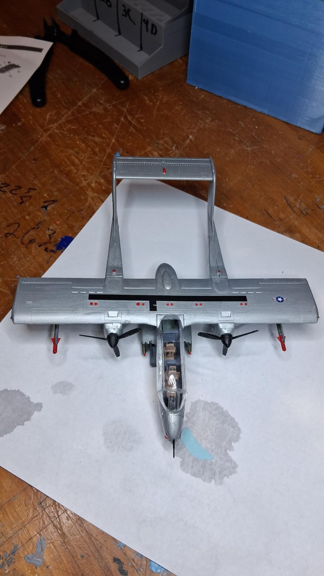 Academy OV-10A Bronco Light Armed Reconnaissance Aircraft Plastic Model Kit, 1/72 Scale customer photo 1