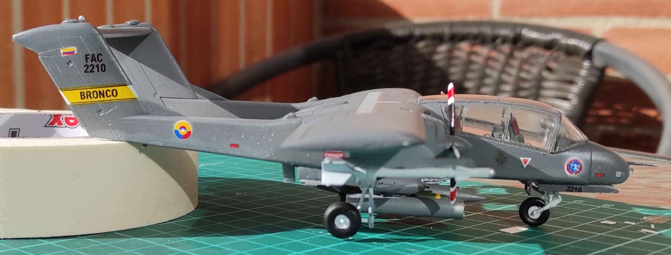 Academy OV-10A Bronco Light Armed Reconnaissance Aircraft Plastic Model Kit, 1/72 Scale customer photo 2