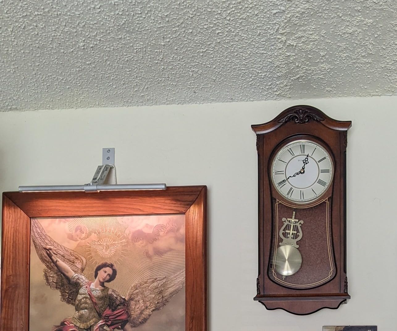 Bulova Clocks C3542 Cranbrook Wall Mount Analog Wooden Chiming Clock customer photo 1
