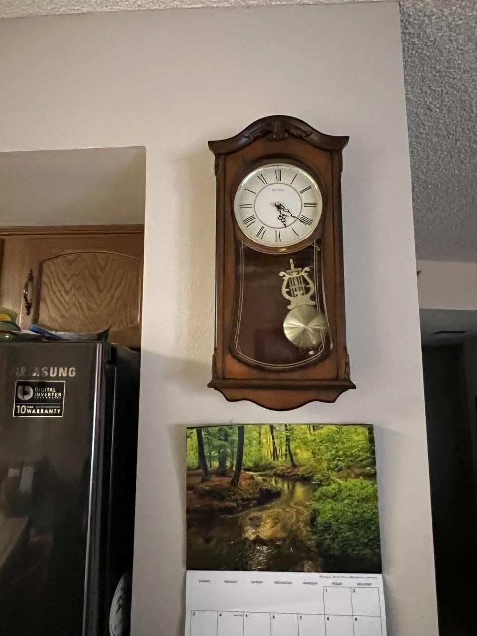 Bulova Clocks C3542 Cranbrook Wall Mount Analog Wooden Chiming Clock customer photo 2