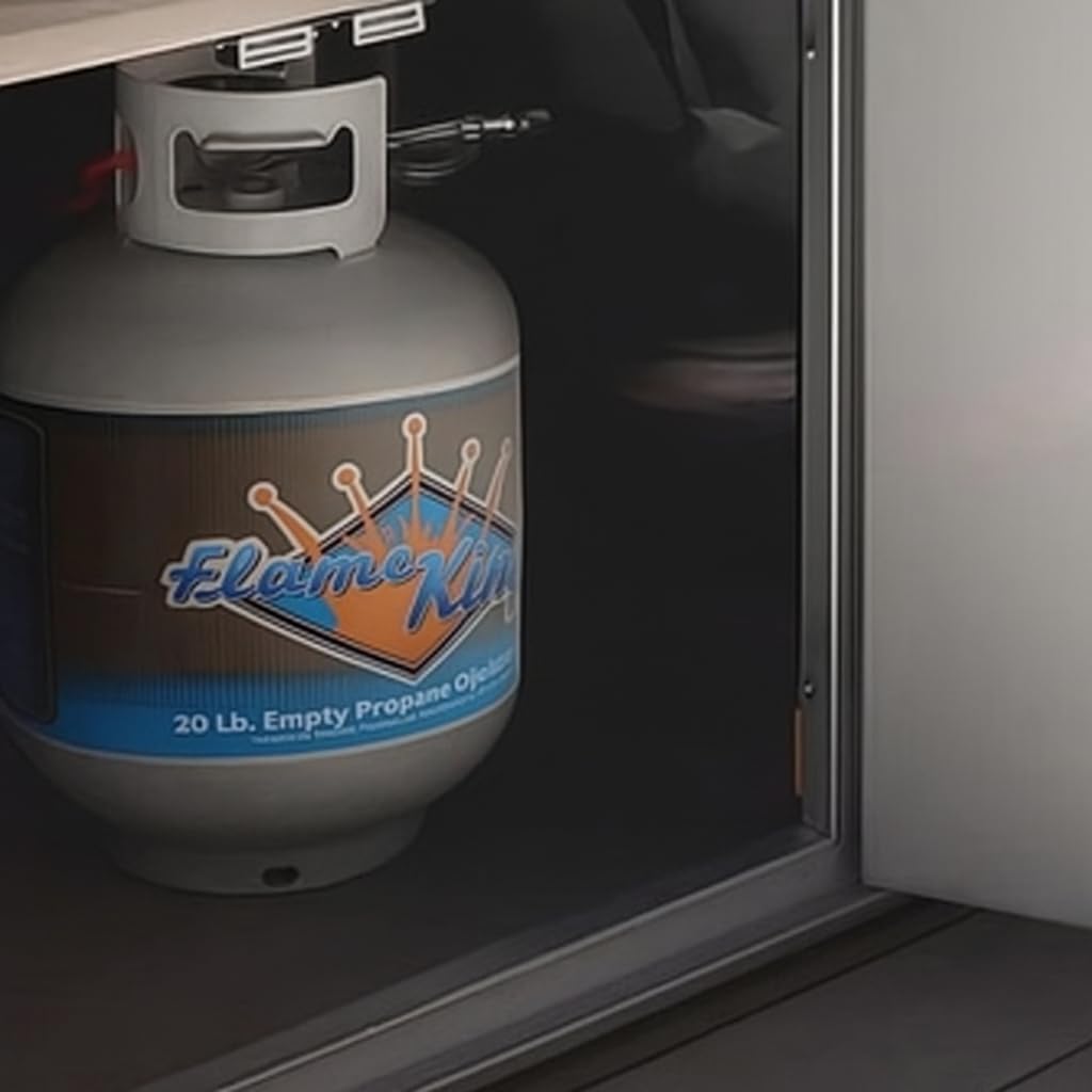 Flame King YSN-201 20-Pound Steel Propane Tank Cylinder with Type 1 OPD Valve, White customer photo 1