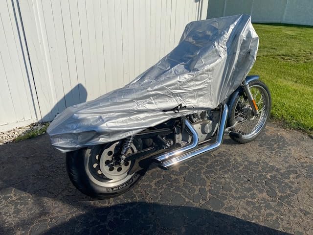 Nelson Rigg XL Motorcycle Half Cover All-Weather, 100% Waterproof, Taped Seams, Free Stuff Sack, Fits most Touring motorcycles Harley Davidson Ultra or Honda Goldwing customer photo 1