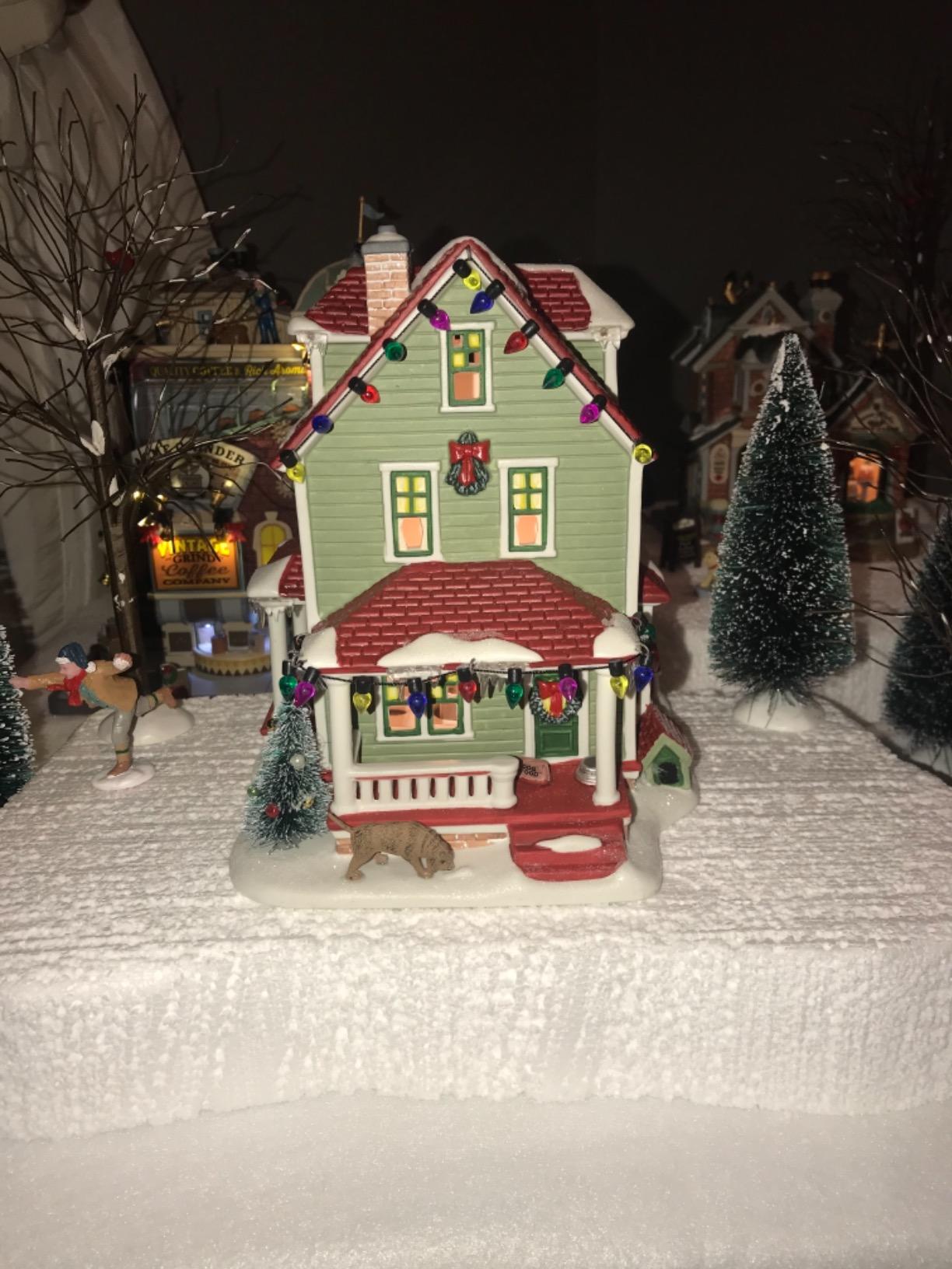 Department 56 Christmas Story Village Bumpus House Lit Building customer photo 2