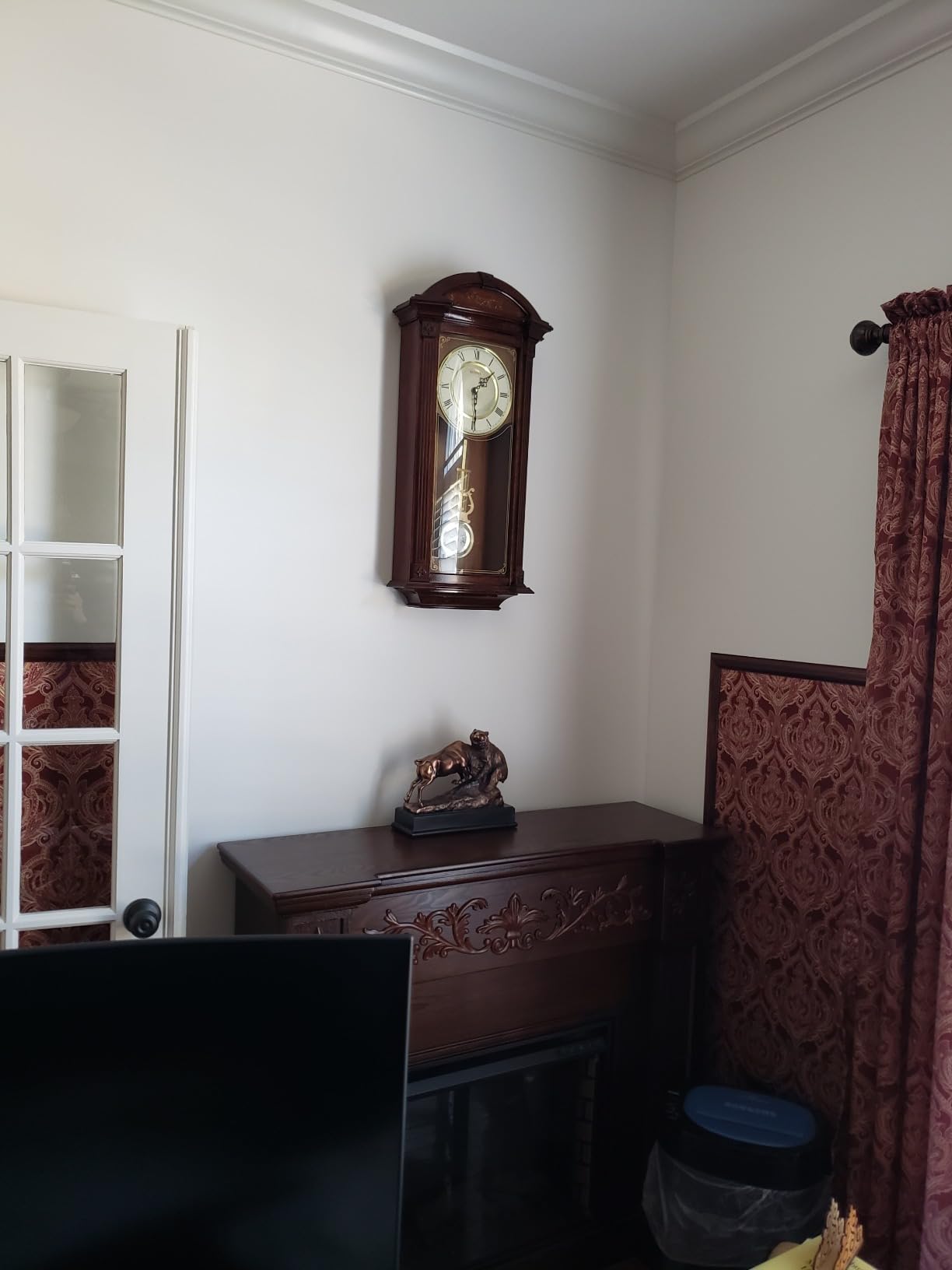 Bulova C4331 Hartwick Chiming Clock, Walnut customer photo 2