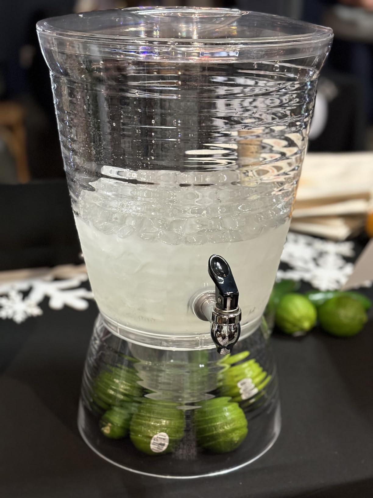 CreativeWare Bark Beverage Dispenser, 2.5 Gallon, Clear, (Pack of 1) customer photo 1