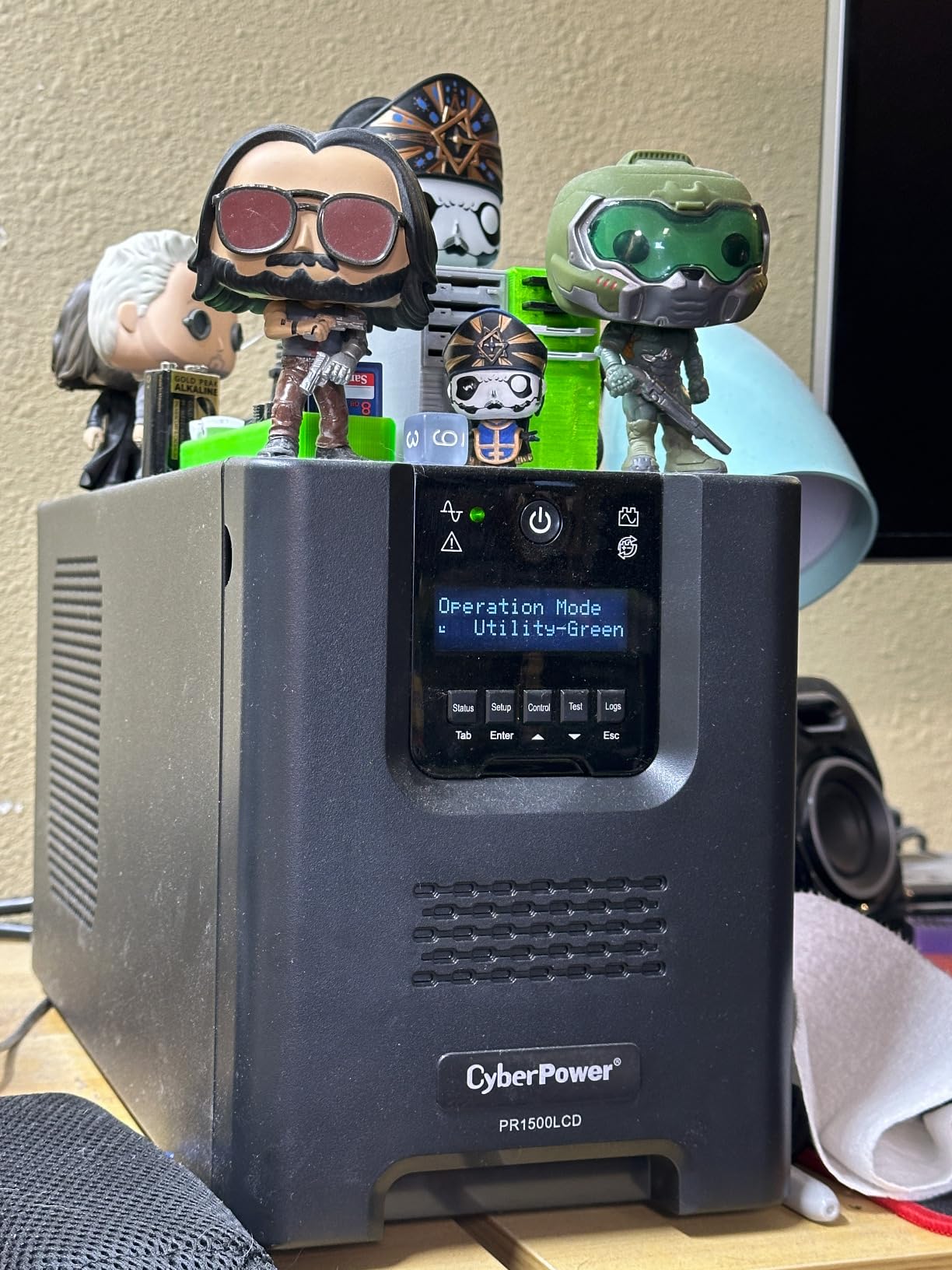 CyberPower PR1500LCD Smart App Sinewave UPS Battery Backup, 1500VA/1500W, 8 Outlets, AVR, Mini-Tower, UL Certified customer photo 2