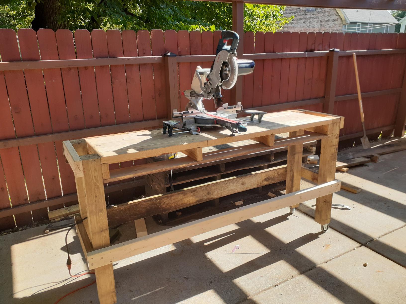 BOSCH 8-1/2 Inch Single Bevel Sliding Compound Miter Saw CM8S customer photo 1