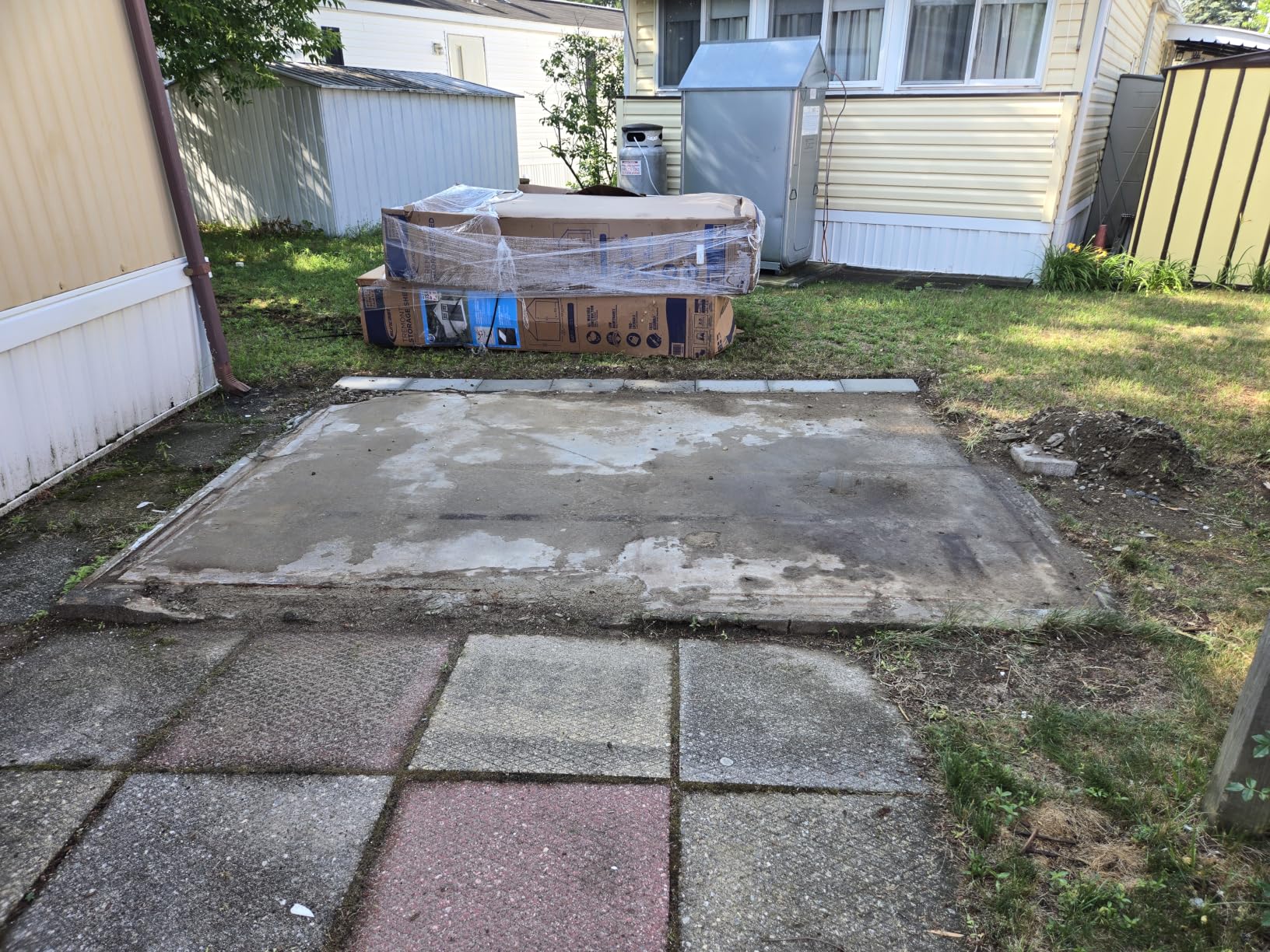Suncast 8x10 Ft. Outdoor Storage Shed - Large Resin Outdoor Shed with Floor Included, Lockable Double Doors & Skylights (Tremont) customer photo 2