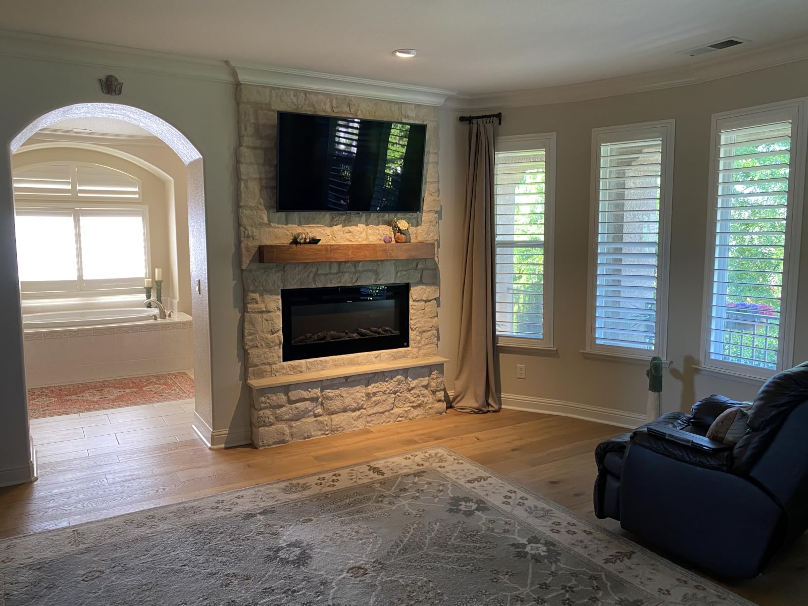 Touchstone Smart Electric Fireplace - The Sideline 50