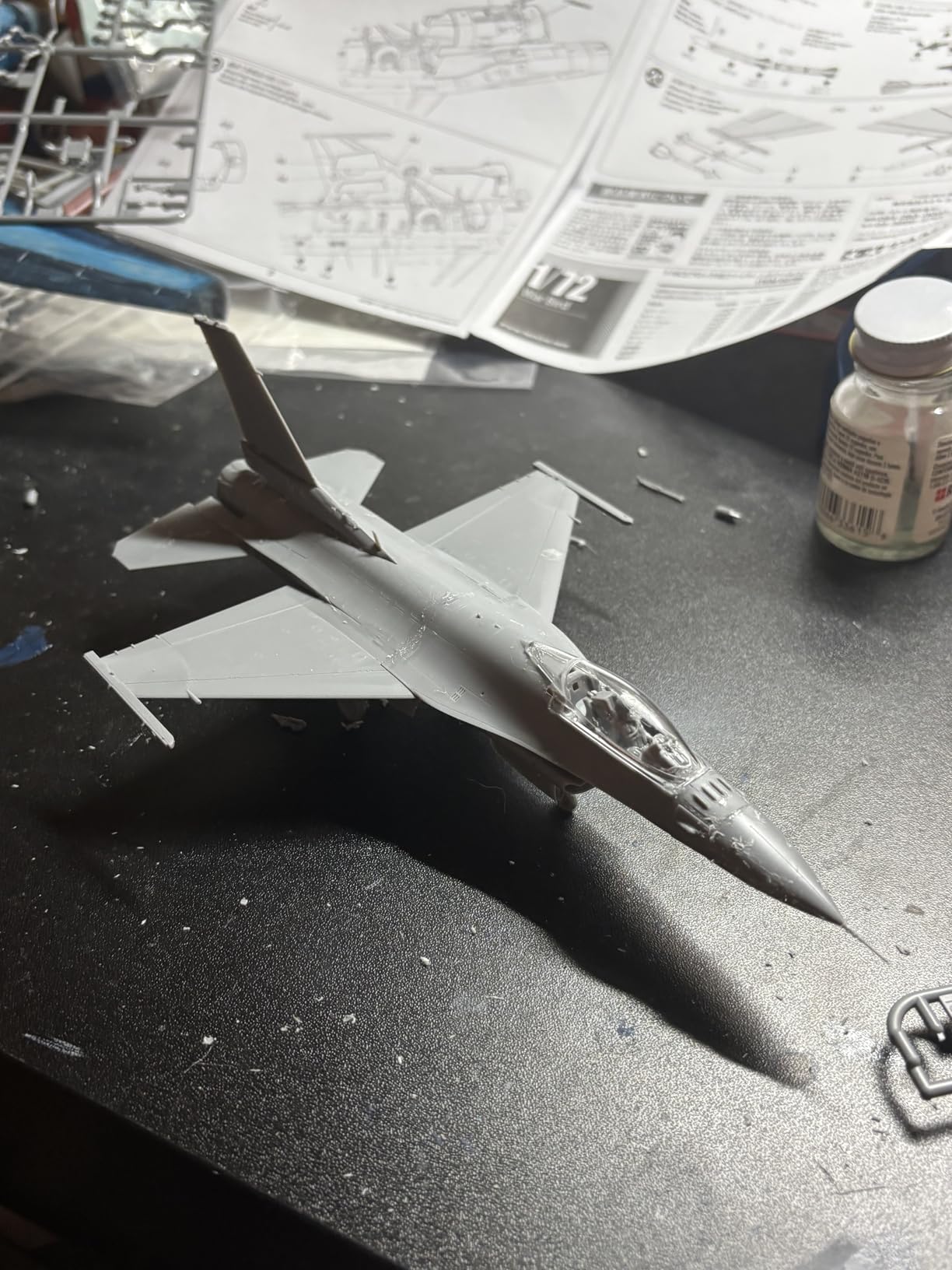 Tamiya 60786 1/72 F-16CJ Fighting Falcon Plastic Model Airplane Kit customer photo 1