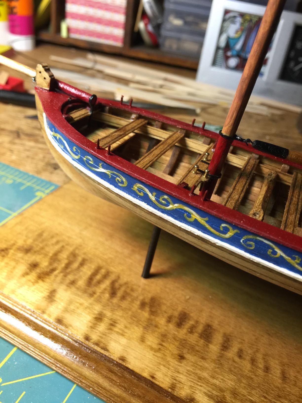 Model Shipways 18th Century Longboat Wood Model Kit 1:48 - Beginner to Intermediate Level - True Plank-on-Frame - Model Boat Kit for Adults to Build customer photo 2
