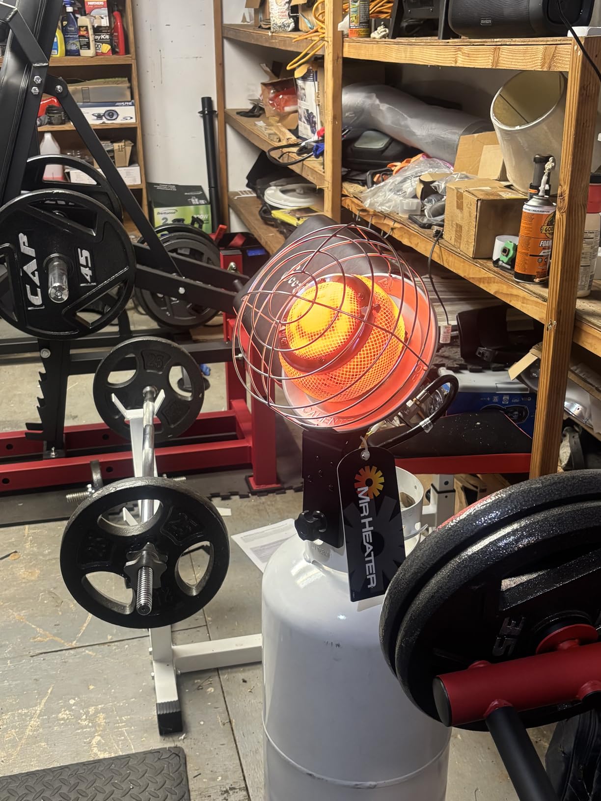 Mr. Heater Original 540-Degree 45,000 BTU Tank Top Radiant Propane Heater customer photo 2