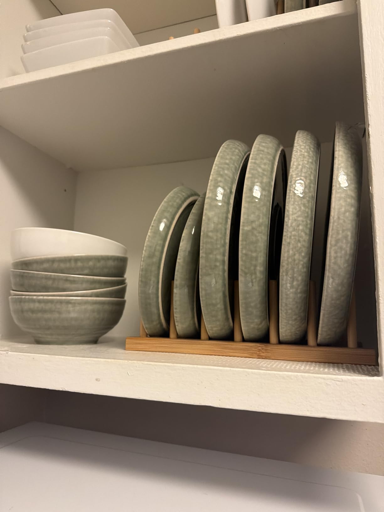 Gibson Elite Soho Lounge Round Reactive Glaze Stoneware Dinnerware Set, Service for 4 (16pc), Blue, Soho Round customer photo 2