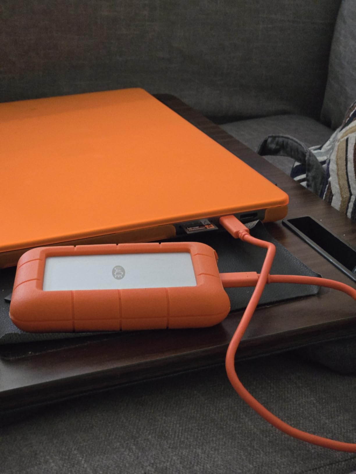 LaCie Rugged USB-C, 4TB, Portable External Hard Drive, Drop, Shock, Dust, Rain Resistant, for Mac & PC (STFR4000800) customer photo 1