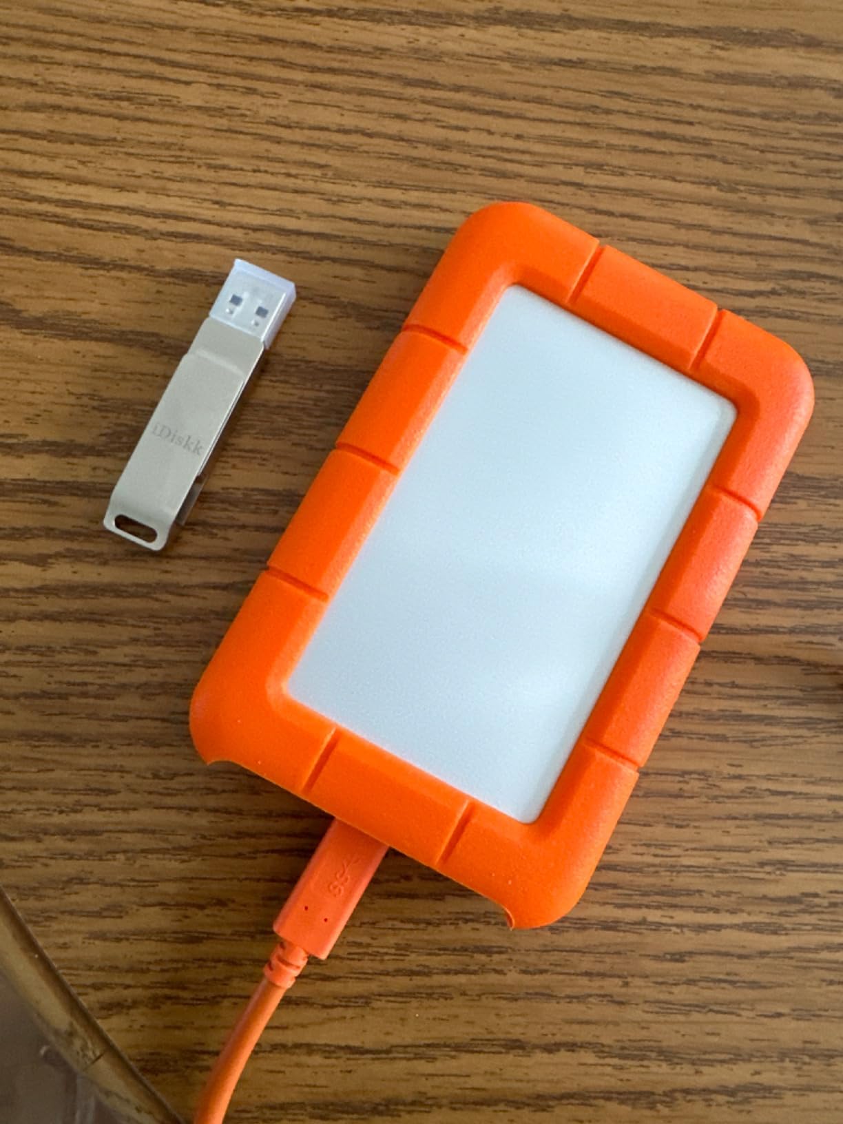 LaCie Rugged USB-C 2TB External Hard Drive Portable HDD, USB 3.0 Compatible, Drop Shock Dust Rain Resistant, for Mac and PC customer photo 1