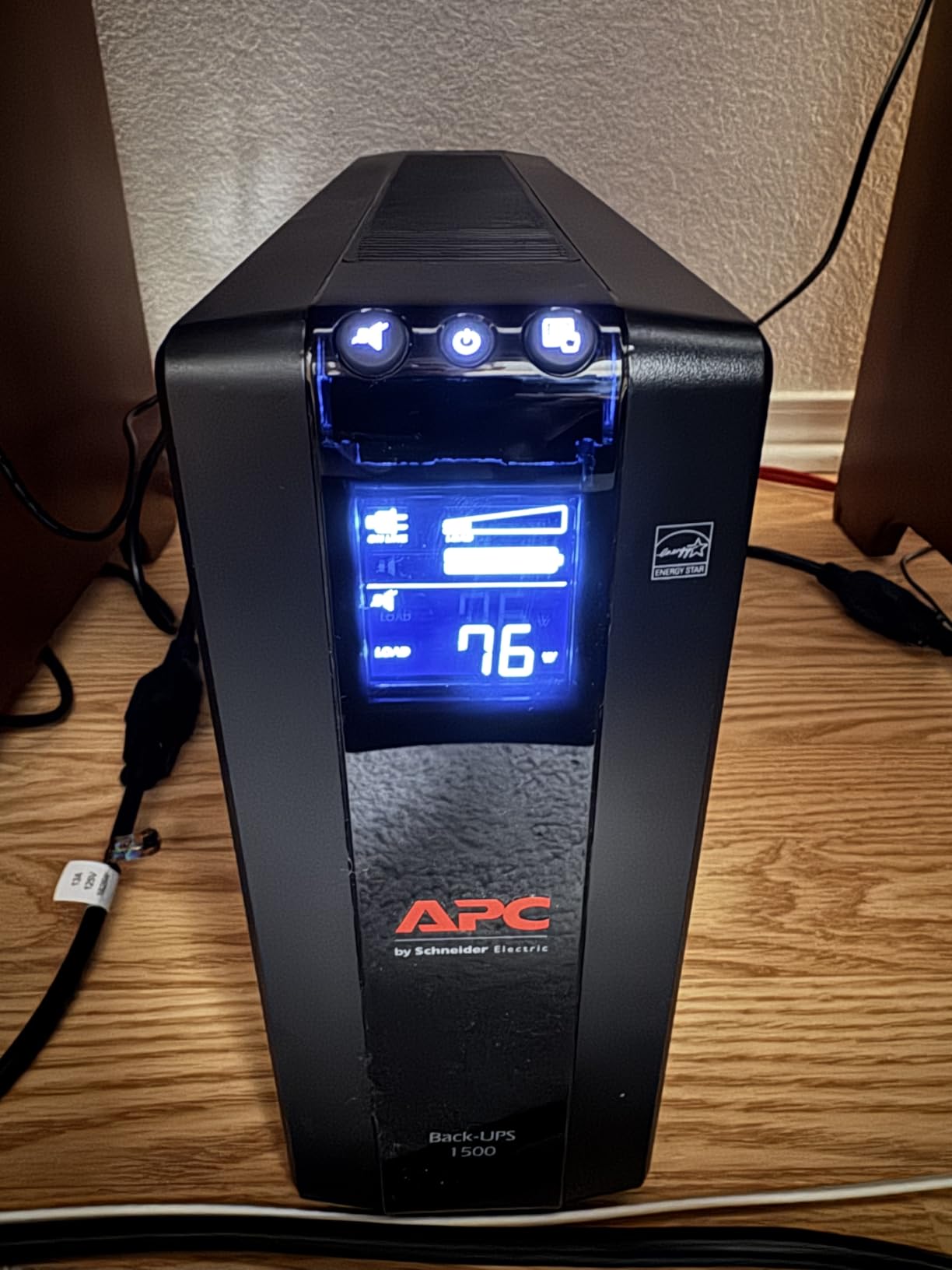 APC UPS 1500VA/900W Battery Backup for PCs, Office Electronics, BX1500M | Back-UPS Pro UPS for home offices customer photo 1