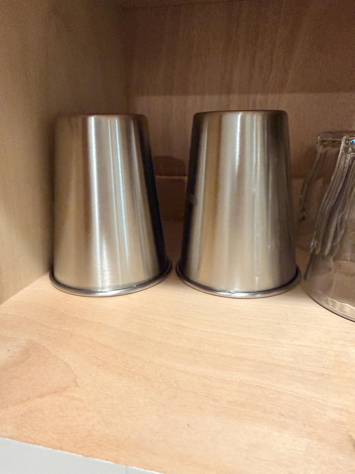 CHILLOUT LIFE Stainless Steel Kids Cups 8 oz - Stainless Steel Small Children Cups for Home & Outdoor Activities, BPA Free Unbreakable Premium Stackable Metal Drinking Glasses (4-Pack) customer photo 1