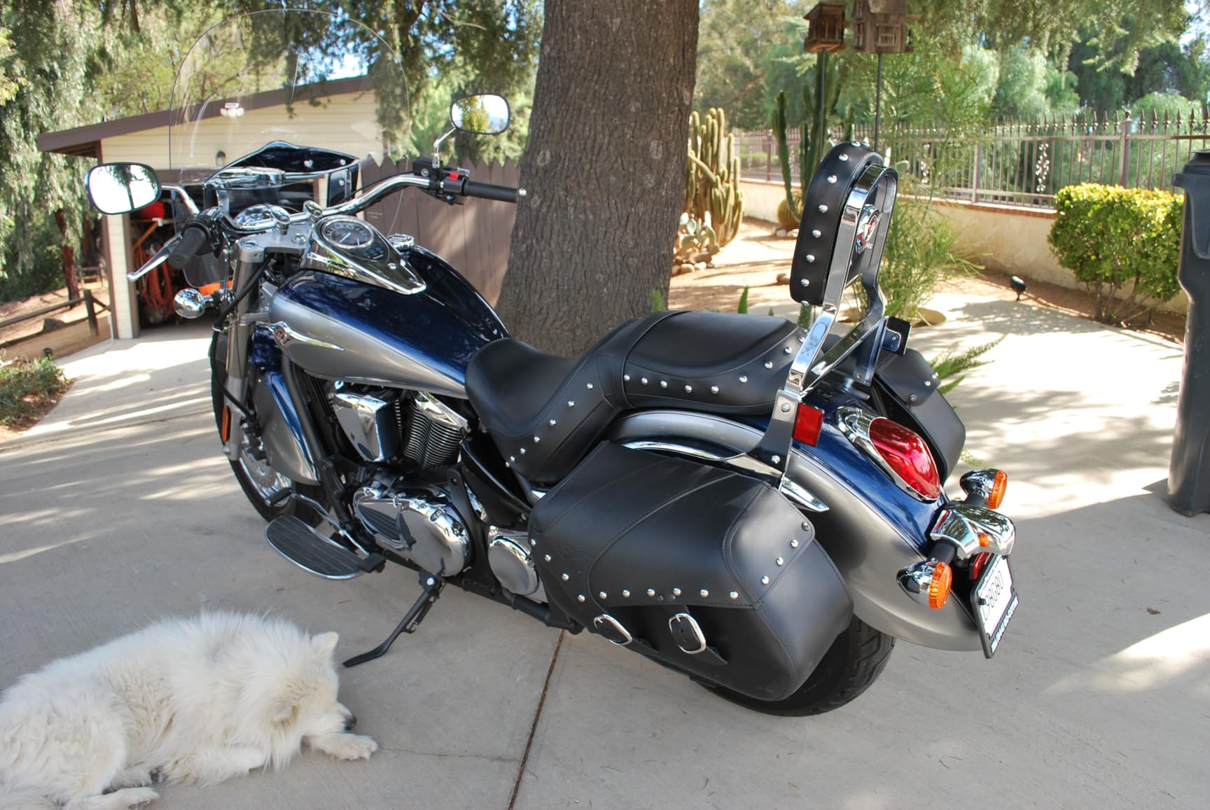 XYZCTEM New Generation Motorcycle Cover - All Weather Black XXXLX Large | Heavy Duty Waterproof Outdoor Protects Fits up to 116 inch for Harley Davidson, Honda, Suzuki, Yamaha and More customer photo 1