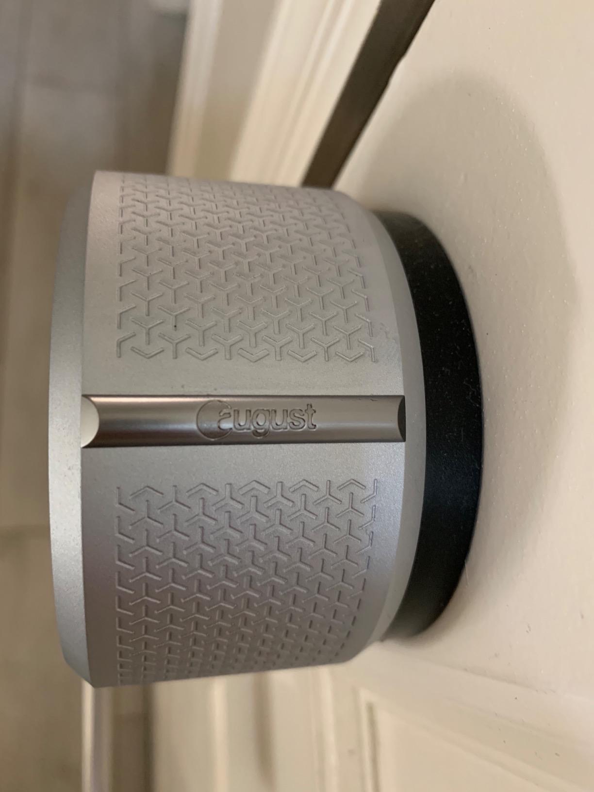 August Home Smart Lock Pro + Connect Hub - Wi-Fi Smart Lock for Keyless Entry - Works with Alexa, Google Assistant, and more - Silver customer photo 1