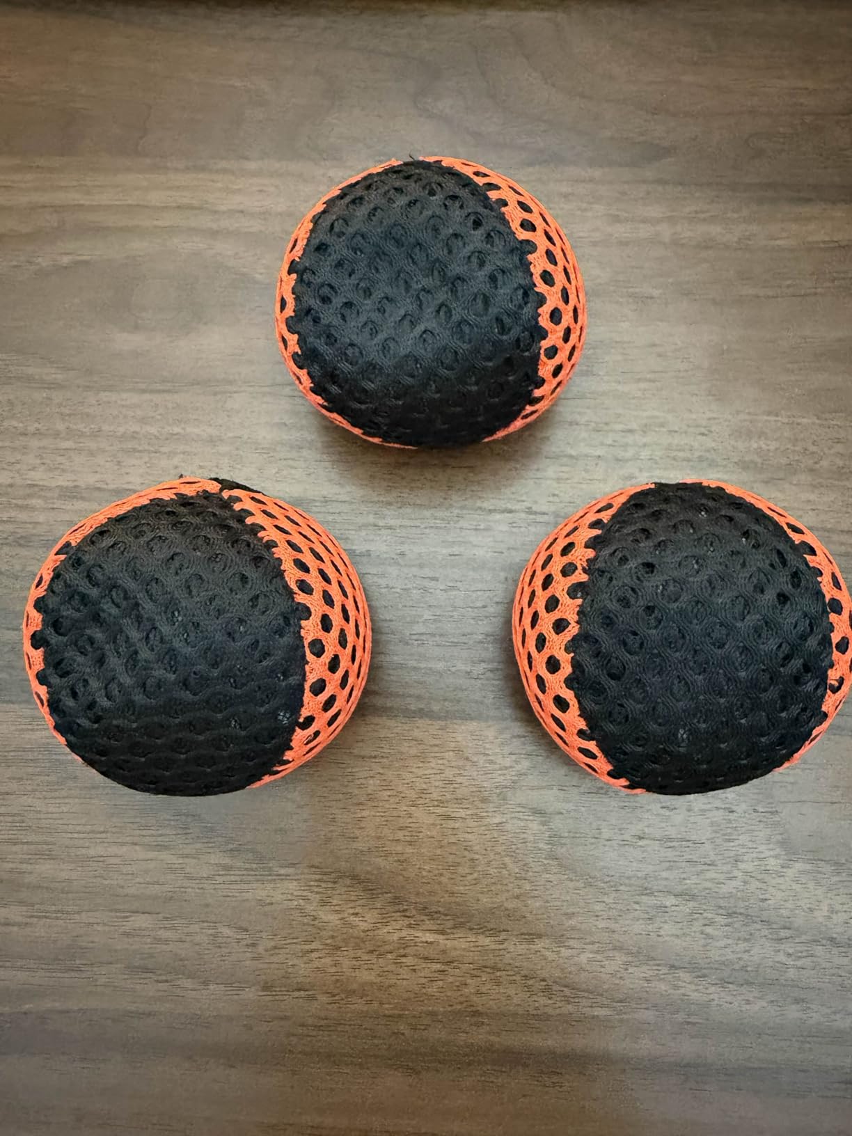 speevers Juggling Balls for Beginners and Professionals Set of 3, Juggling Bean Bags 14 Colors Available, 2 Layers of Net and Carry Case, Original Xballs Juggling Balls (Black - White, 4.2 oz) customer photo 2