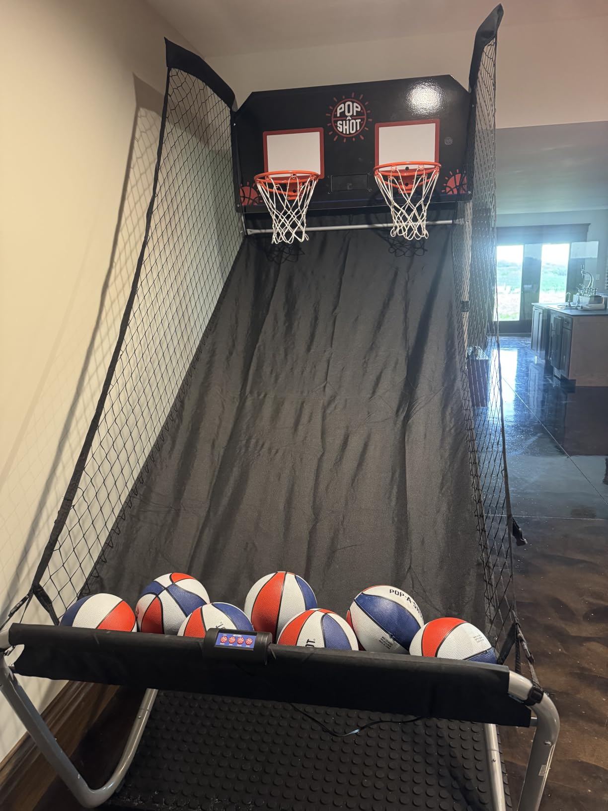 Pop-A-Shot - Home Dual Shot | Arcade Basketball Game for Home | Sensor Scoring Hoop, 16 Game Modes, 7 Balls | Foldable for Easy Storage | Fun for All Players customer photo 1