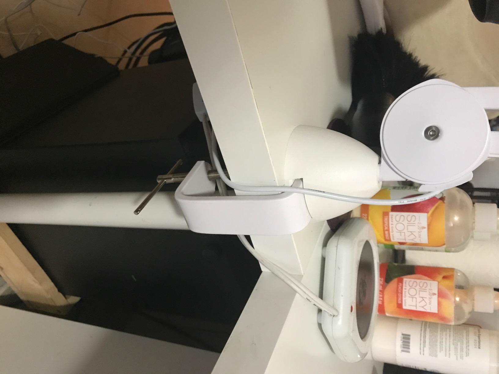 Daylight Company Lumi Task Lamp,+95 CRI, 4000 Lux,Craft Light, Super Bright Desk Lamp, Touch Dimmable, 2 Brightness Levels, Ideal Table Light, Drawing Lamps - Metal - 15 W customer photo 1