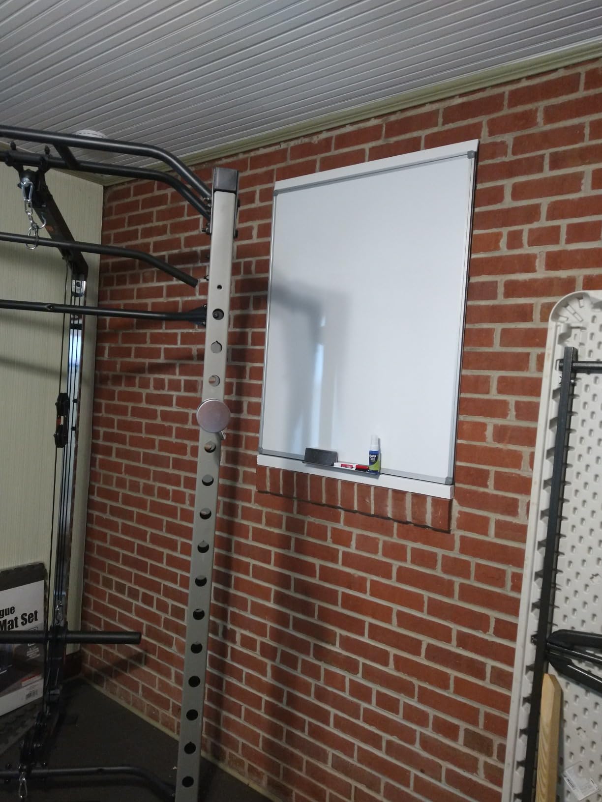 Magnetic White Board 48 x 36 Dry Erase Board for Wall | 4 x 3 ft Wall Mounted Aluminum Frame Whiteboards Easy Cleaning Dry Erase Writing Surface, For Home Office Classroom Teaching customer photo 1