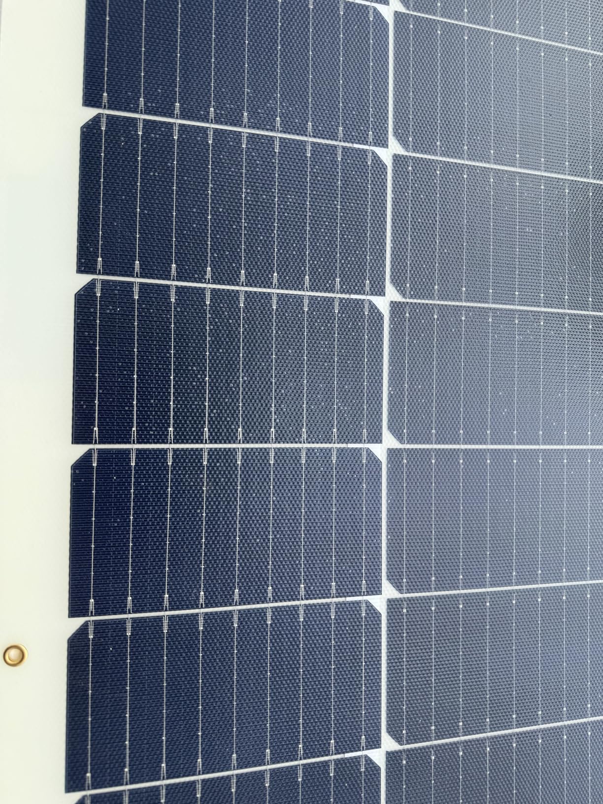 Renogy Flexible Solar Panel 100 Watt, 240° Ultra Flex Bendable | 100W Flexible Solar Panel for Marine RV Cabin Van Car Boat Curve Surfaces Off-Grid Systems, 0.1 Inch Lightweight, IP68 customer photo 2