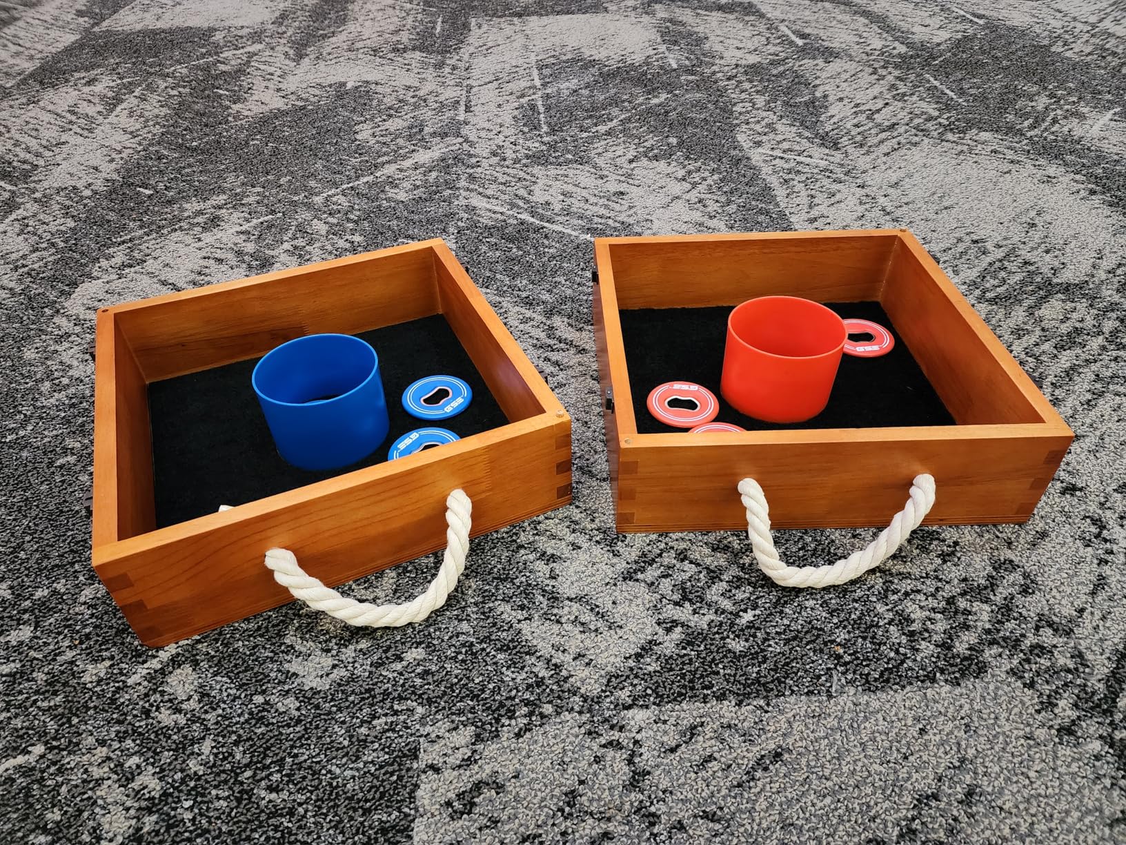 GSE Games & Sports Expert Premium Wood Washer Toss Game Set with 8 Washers with Bottle Opener for Adults and Family. Portable Lawn Game for Beach, Backyard, Pitching, Tailgating, Camping customer photo 1