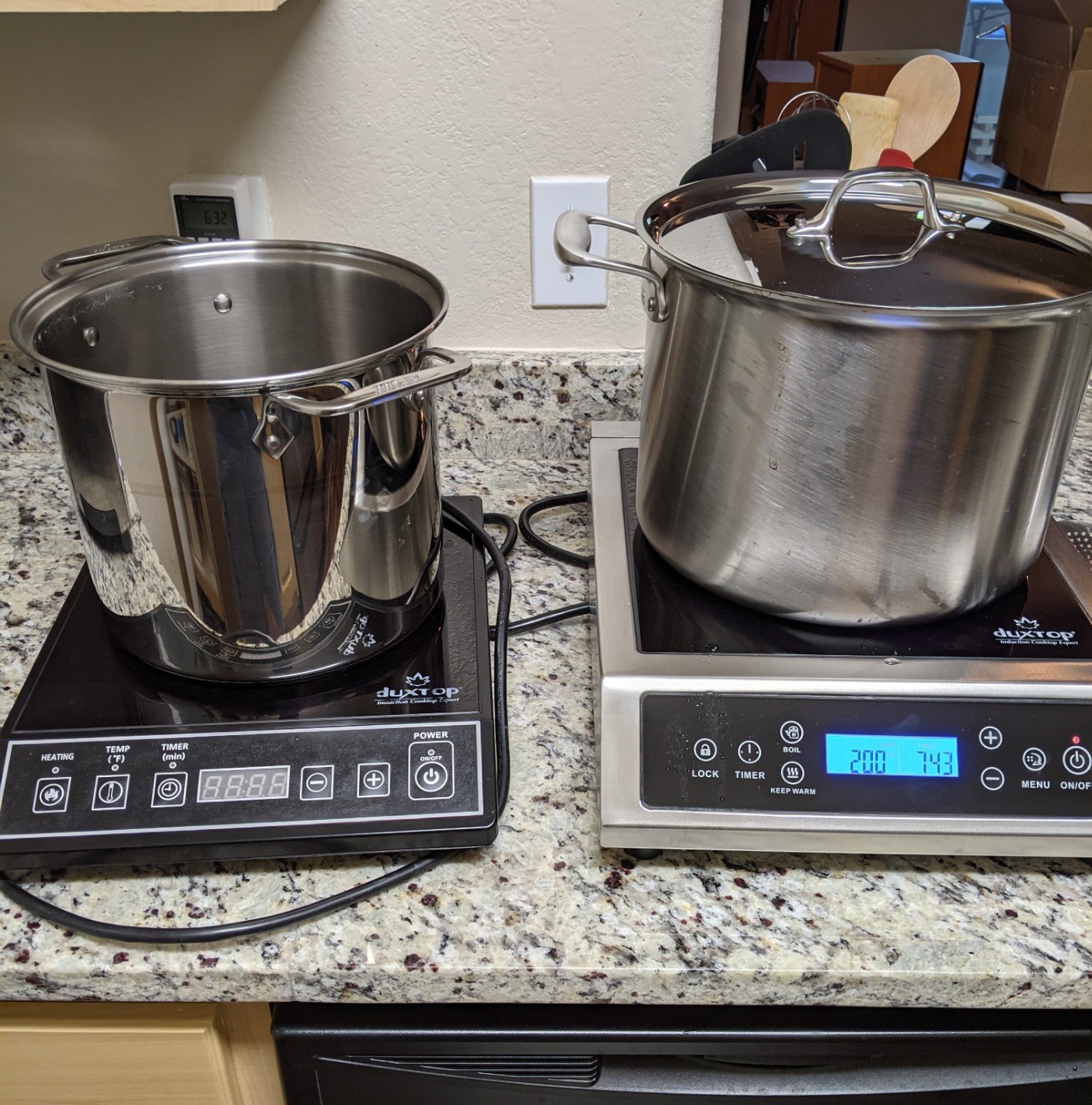 Duxtop Professional Portable Induction Cooktop, Commercial Range Countertop Burner, 1800 Watts Induction Burner with Sensor Touch and LCD Screen, P961LS/BT-C35-D, Silver/Black customer photo 1