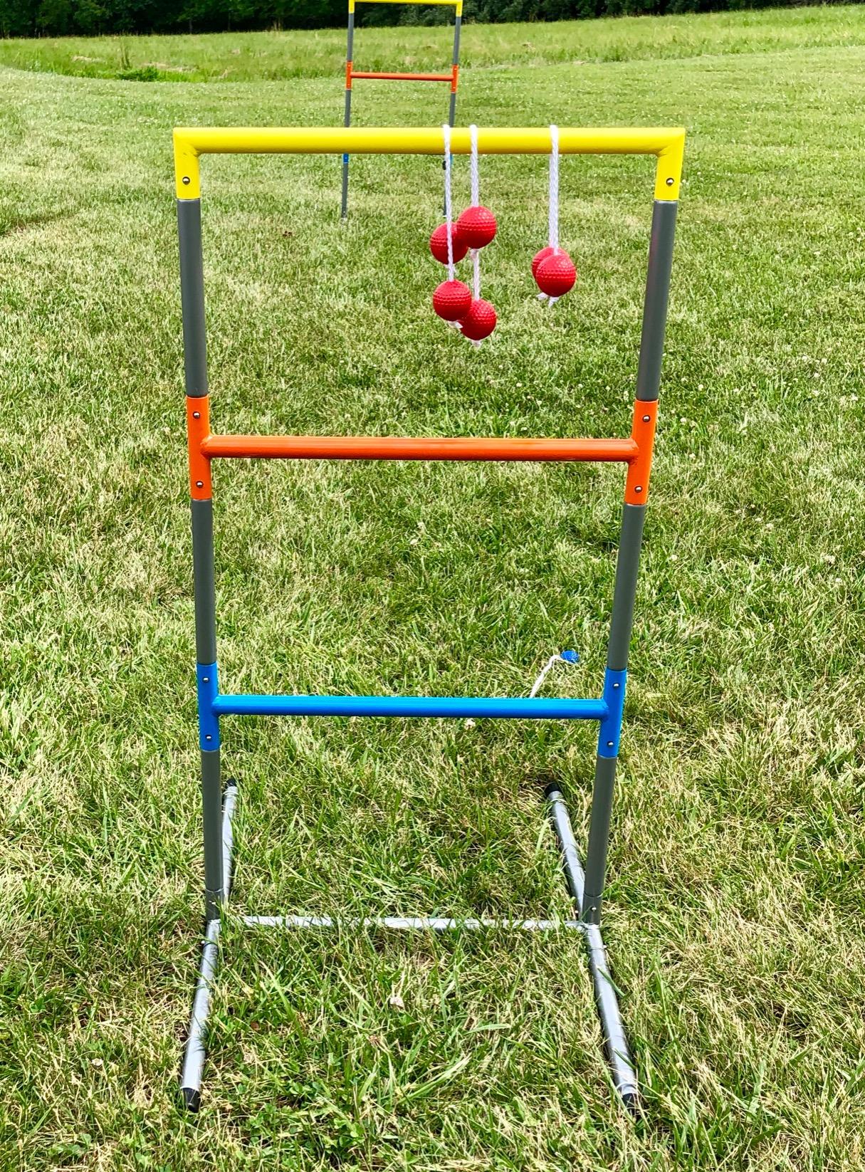 Franklin Sports Ladder Ball Set - Includes 2 Ladder Ball Targets with Weighted Bases and 6 Bolas - Ladder Golf Toss Outdoor Game customer photo 1