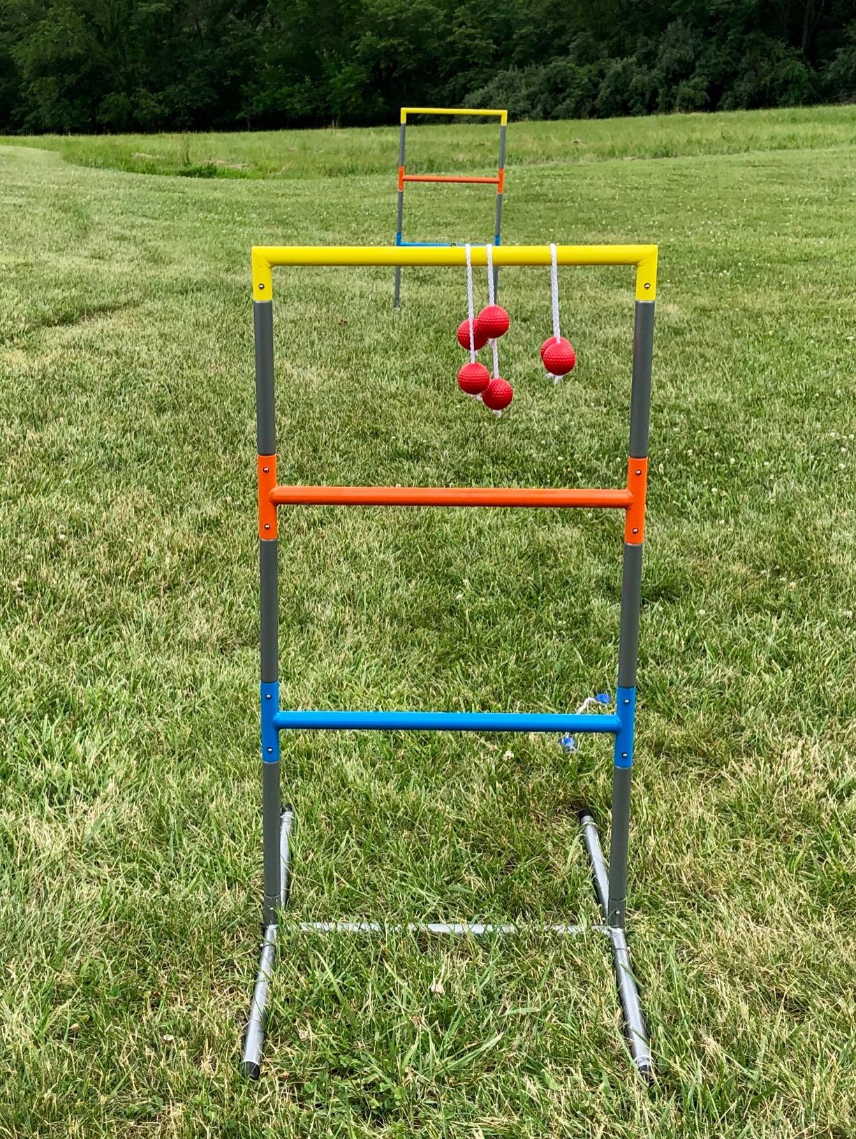 Franklin Sports Ladder Ball Set - Includes 2 Ladder Ball Targets with Weighted Bases and 6 Bolas - Ladder Golf Toss Outdoor Game customer photo 2