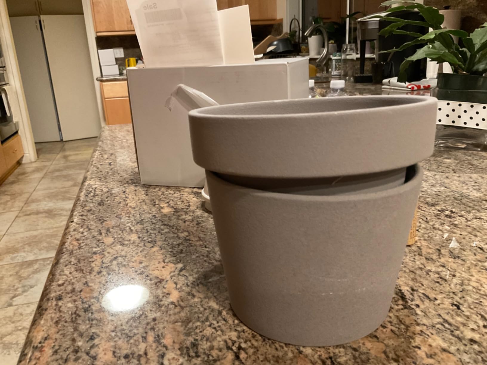 Suck UK Hidden Storage Plant Pot - Key Hider - Hide A Key Planter - Diversion Safe - Fake Plant Secret Storage - Secret Stash - Ceramic Flower Pot Hidden Compartment - Money Hideaway - Cash Box customer photo 1