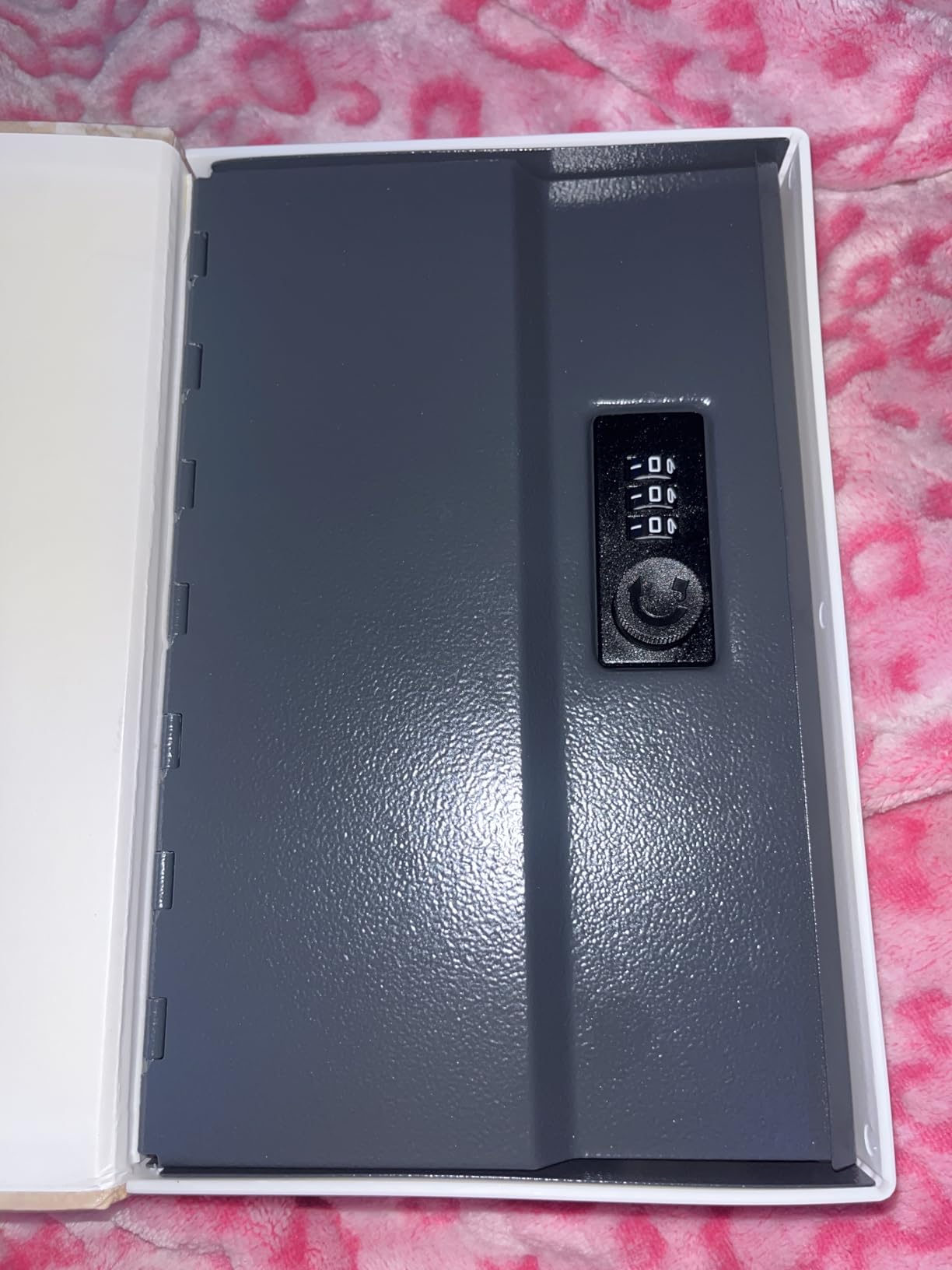 KYODOLED Diversion Book Safe with Combination Lock, Secret Safe Metal Lock Box, Money Storage Collection Box, 9.5