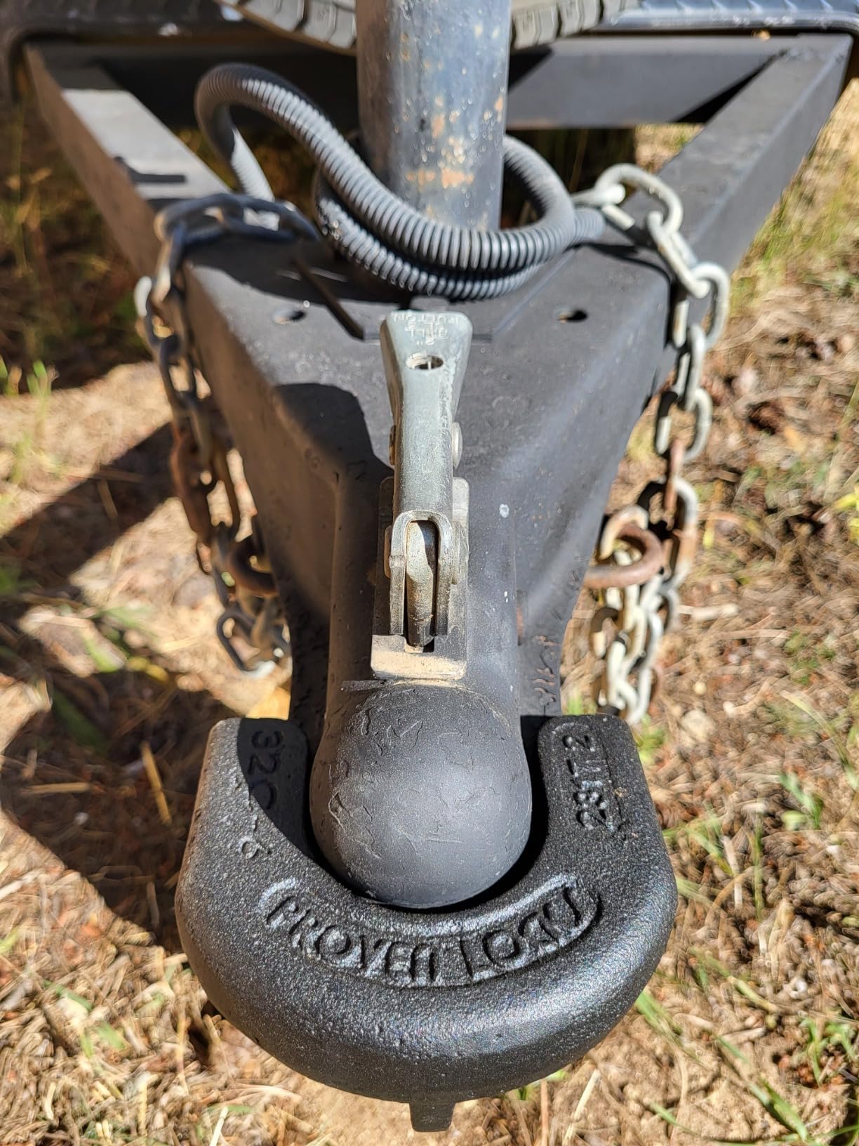 Proven Locks S175 Trailer Coupler Lock 2-Inch Heavy Duty Anti Theft Hitch Lock for Trailer Boat RV | Heavy-duty coupler protection, steel construction, fits trailer, boat and RV couplers for storage security. customer photo 2
