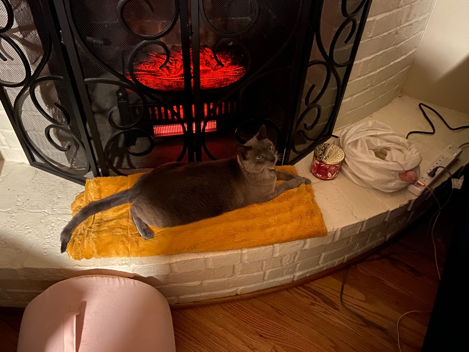 duraflame Electric Log Set 1,000 Sq Ft Infrared Heater, Faux Logs Insert with LED Flames for Existing Fireplaces, Crackling Sounds, Remote Control Included customer photo 2