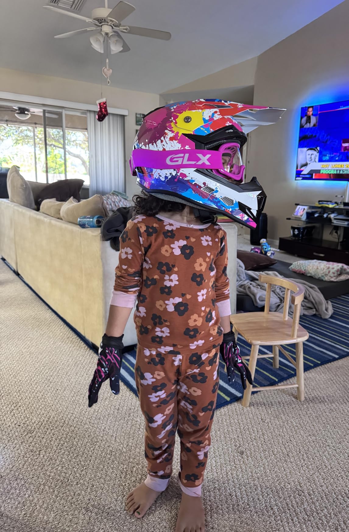 GLX GX623 Youth ATV & Dirt Bike Helmet Combo, DOT | Adult-Level Safety for Kids: Premium, full-grown protection engineered into a comfortable, youth-sized package customer photo 1