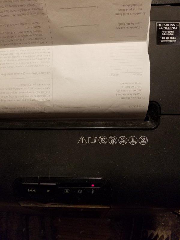 Fellowes AutoMax 600M 2-in-1 Heavy Duty Auto Feed Commercial Paper Shredder customer photo 2