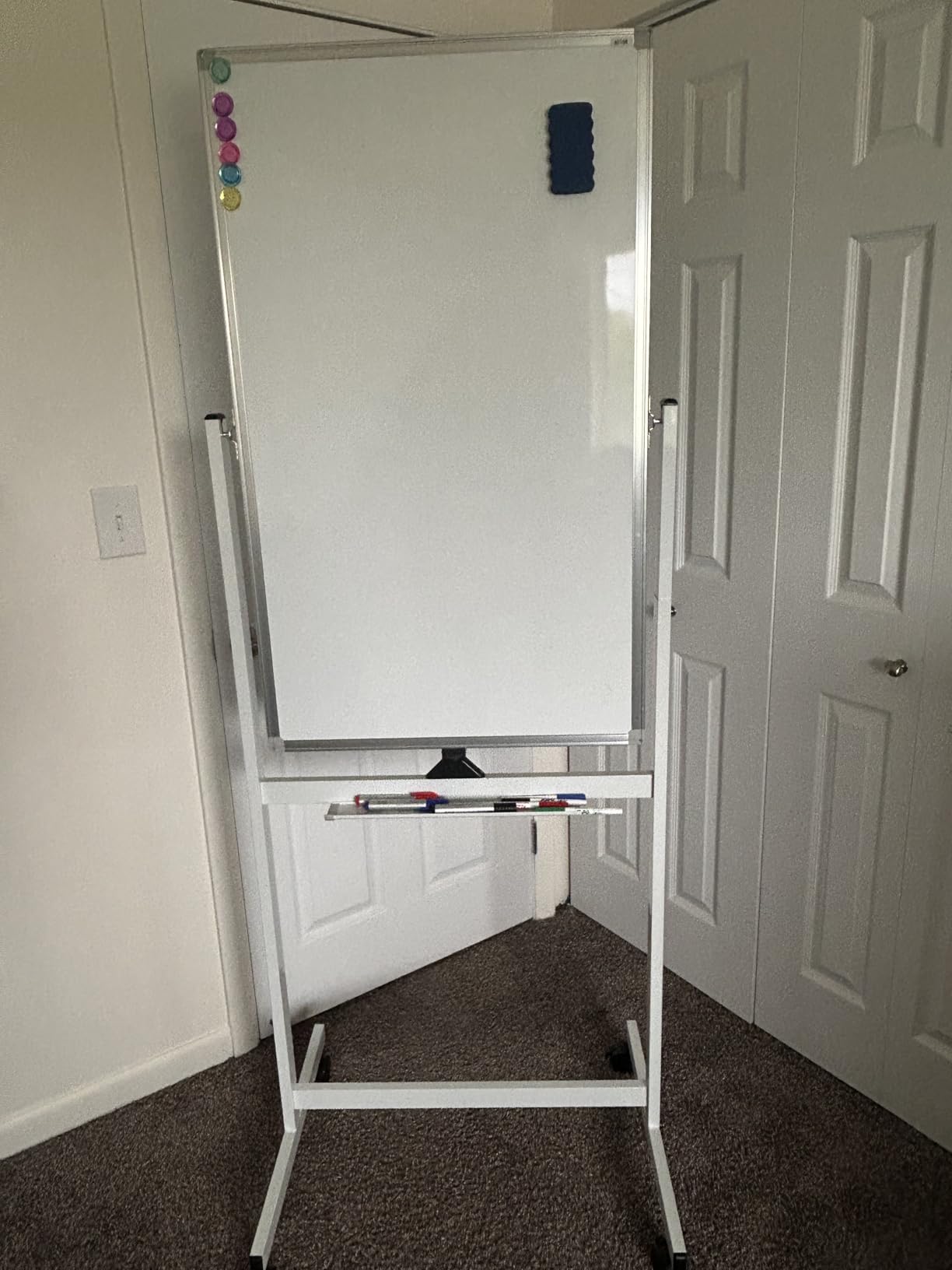 Rolling Whiteboard on Wheels 40
