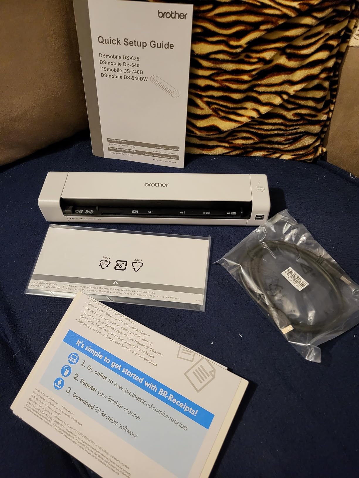 Brother DS-740D Duplex Compact Mobile Document Scanner customer photo 2