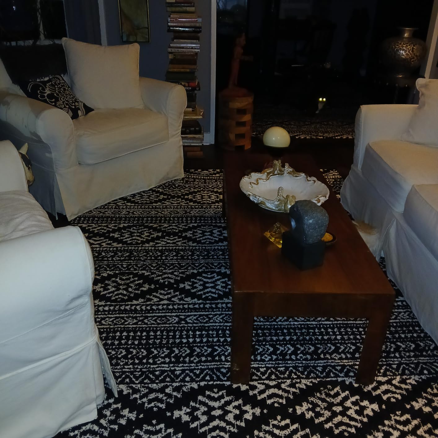 SAFAVIEH Area Rug 12x15 - Tulum Collection - Large - Ivory & Grey, Moroccan Boho Tribal Design, Non-Shedding & Easy to Clean, Ideal for Living Room, Bedroom, Dining Space (TUL272A) customer photo 2