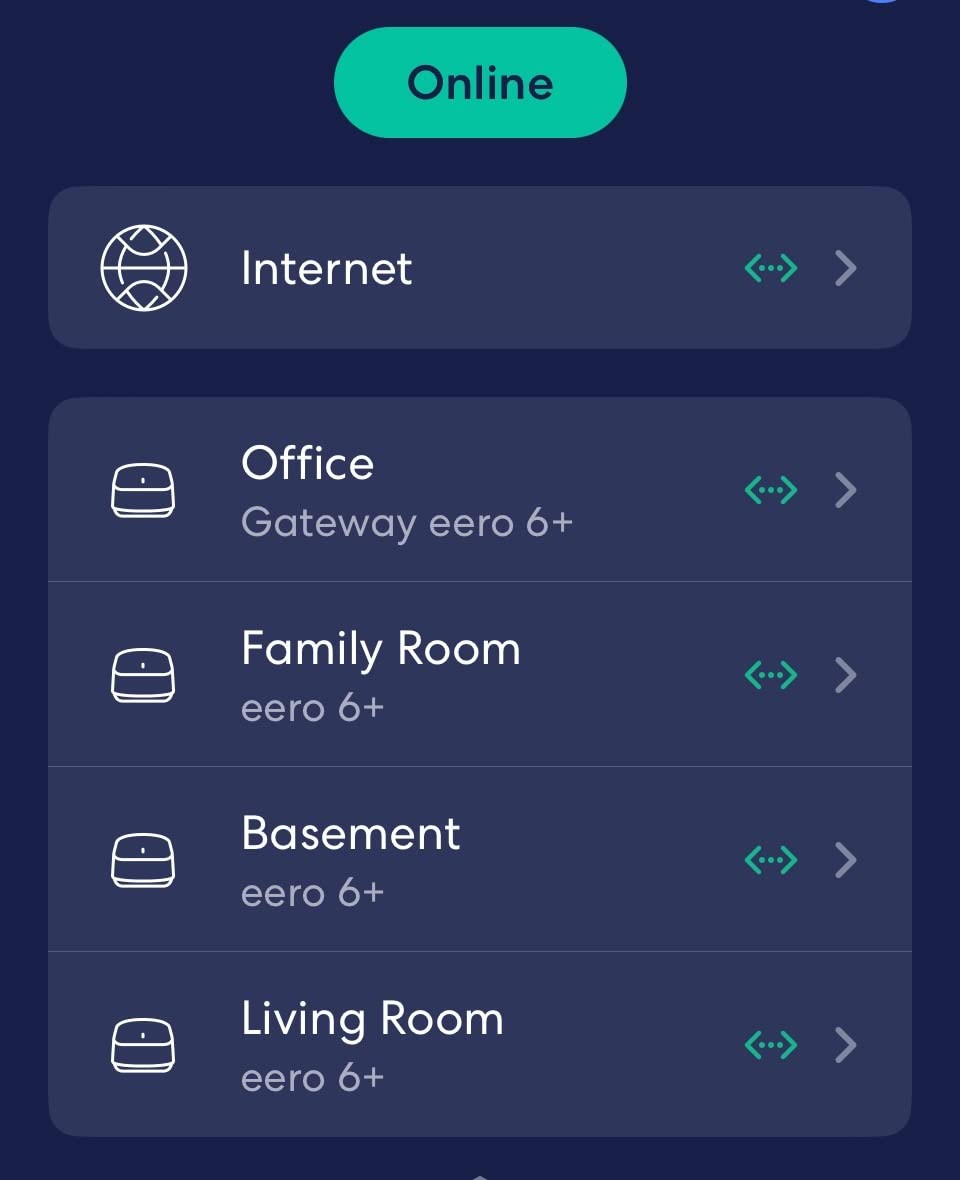Amazon eero 6 mesh wifi system - Supports internet plans up to 500 Mbps, Coverage up to 4,500 sq. ft., Connect 75+ devices, 3-pack (1 router + 2 extenders) customer photo 4