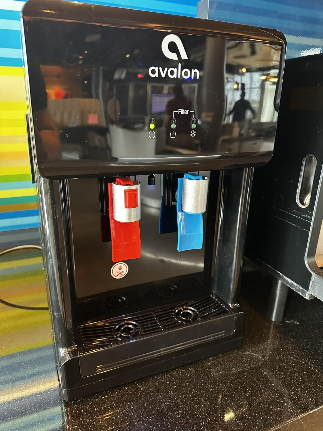 Avalon B8BLK Countertop Touchless Bottleless Water Cooler-2 Stage Water Filters and Installation Kit Included, NSF Certified, UL Approved, Black customer photo 2