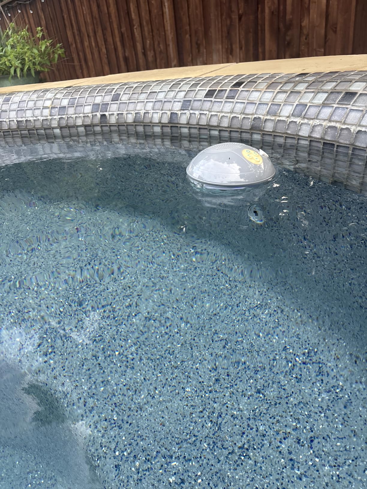 Floating Pool Speakers with Colorful Lights, IP68 Waterproof Bluetooth Speaker for Pool, Crystal Clear Sound Hot Tub Speaker for Pool, Spa and Outdoor customer photo 1