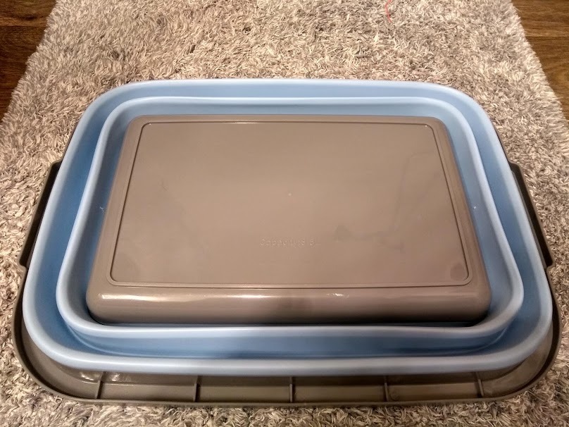 2 Pack Collapsible Sink with 2.25 Gal / 8.5L Each, Foldable Dish Tub for Washing Dishes, Camping, Hiking and Home, Portable Washing Basin customer photo 2