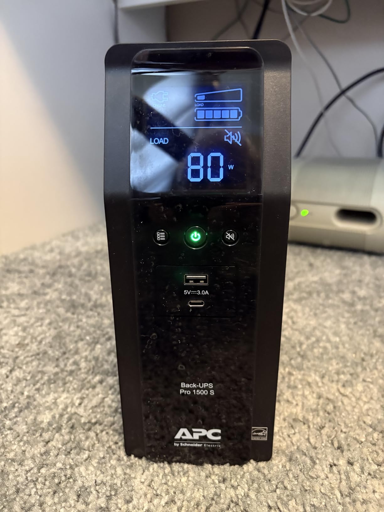 APC UPS 1500VA/900W Pure Sine Wave UPS for Computer, Electronics, BR1500MS2 | Back-UPS Pro sinewave UPS for PC, gaming & home offices customer photo 1