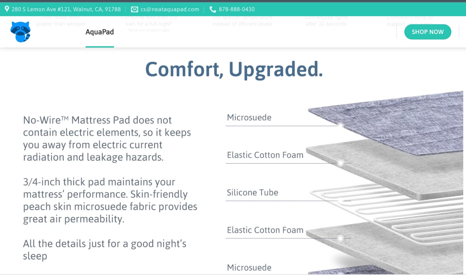 AquaPad CozyFlow Water Heated Mattress Pad, No Electric Wire, All Digital, 5 YR Warranty, AirQuiet and Dual-Tank Technology, ETL Listed, Smart, Hydro Heat Onsu Mat Topper Bed Warmer (Queen) customer photo 1